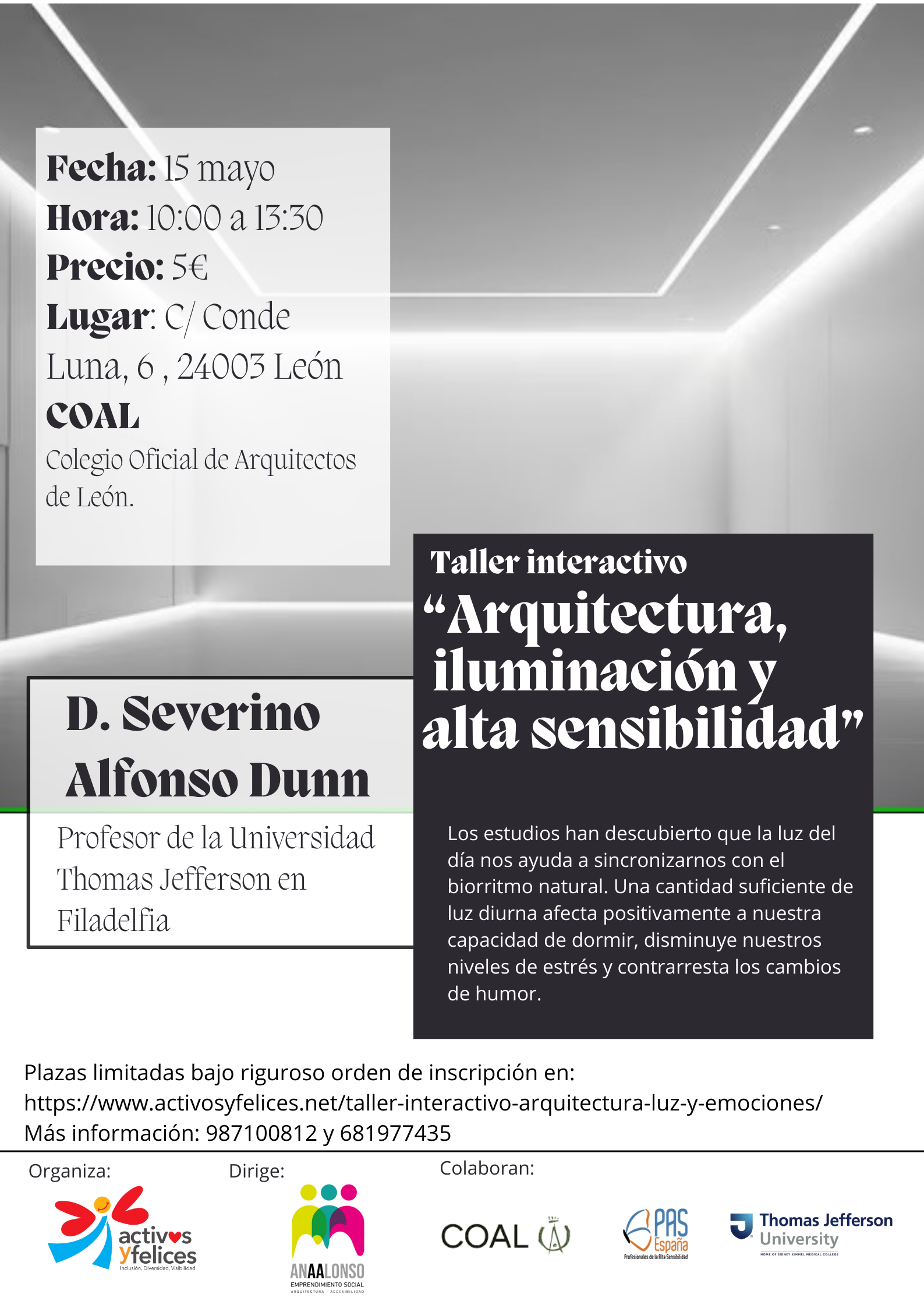 Taller interactivo «Arquitectura, luz y emociones»