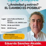 Ponencia: ¿Ansiedad y Estrés? EL CAMBIO ES POSIBLE