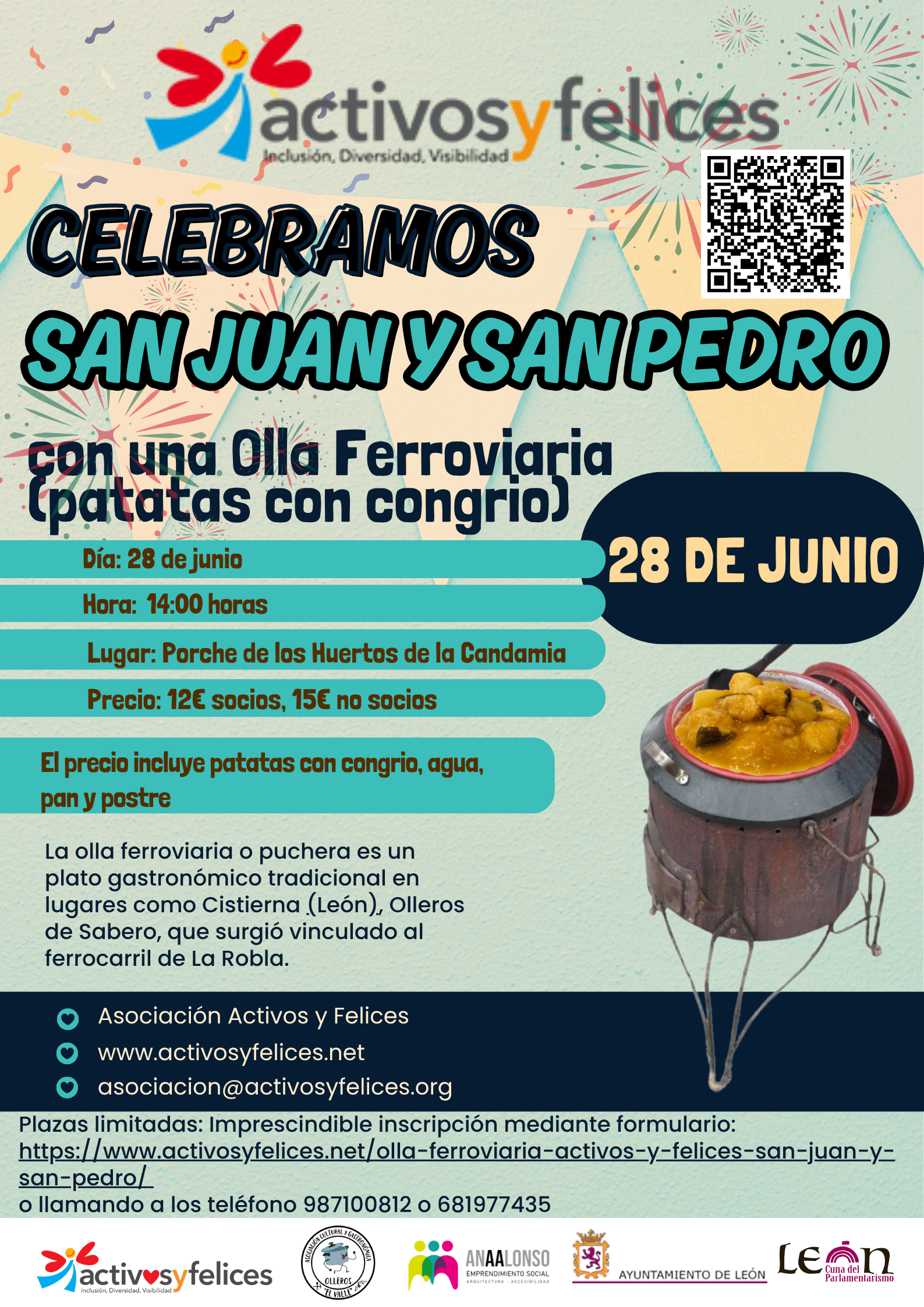 OLLA FERROVIARIA ACTIVOS Y FELICES «SAN JUAN Y SAN PEDRO»