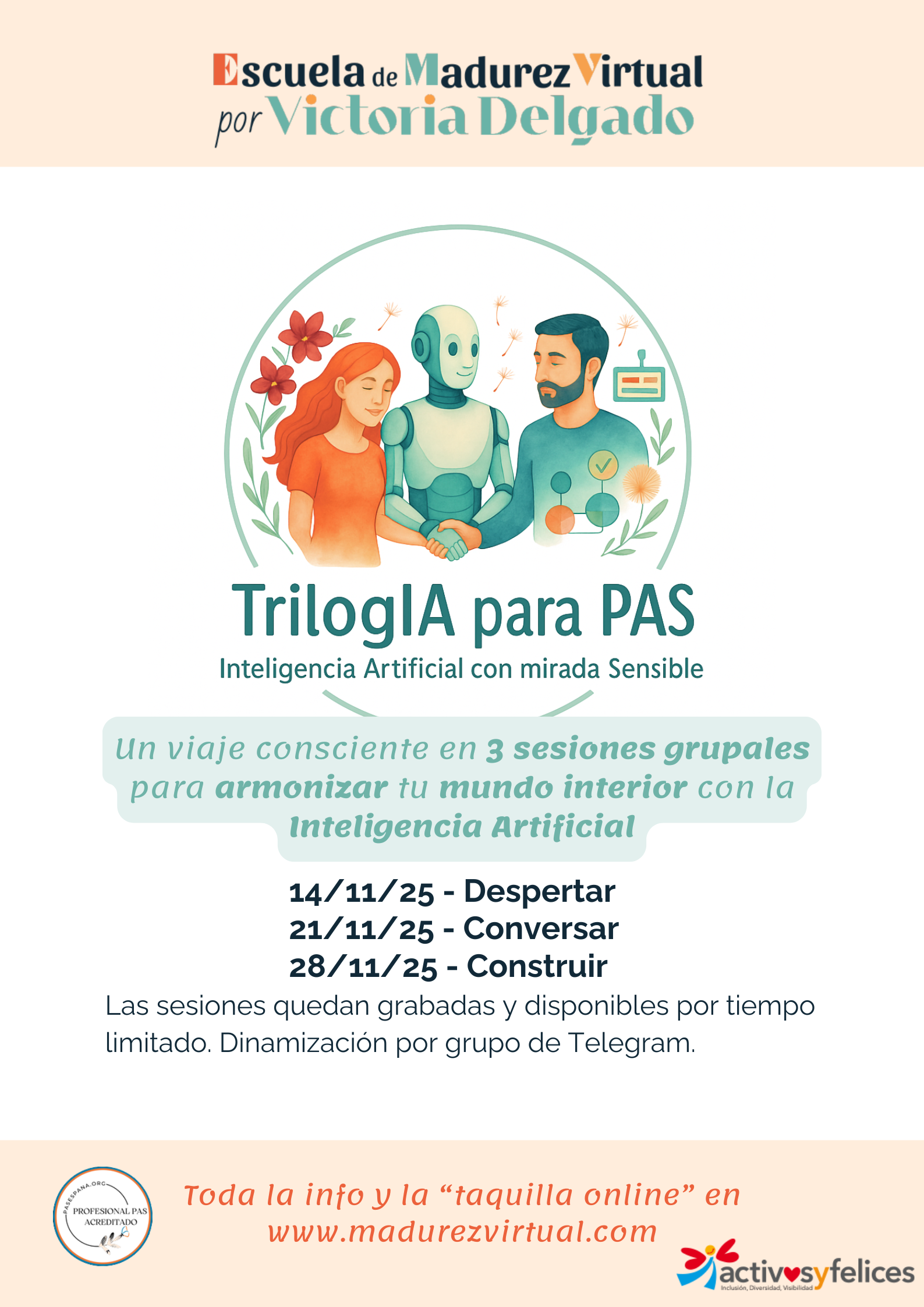 ¡Tecnología con Alma! descubre «TrilogIA para PAS»: La IA a tu ritmo, desde la Alta Sensibilidad