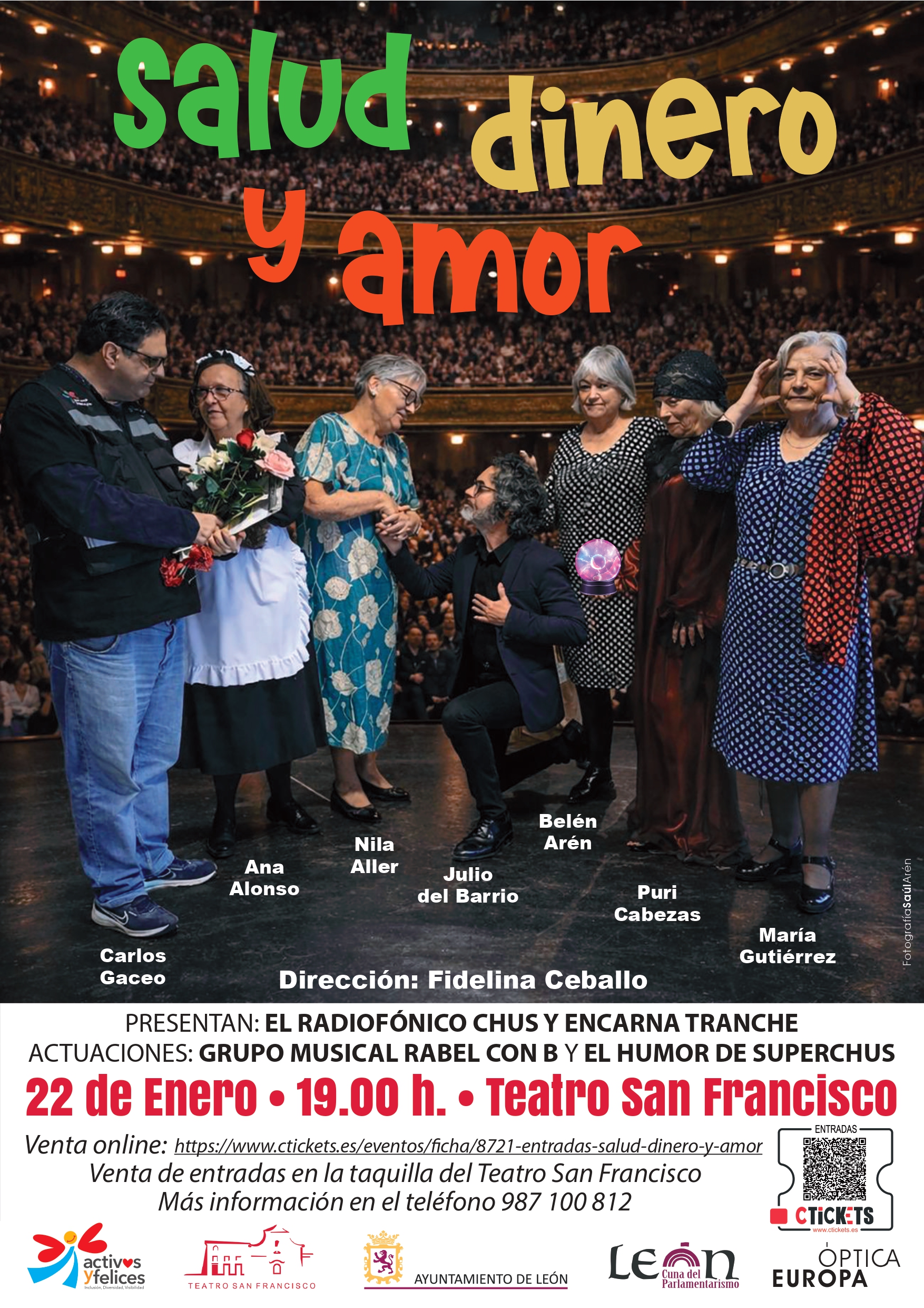 Teatro: Salud, dinero y amor