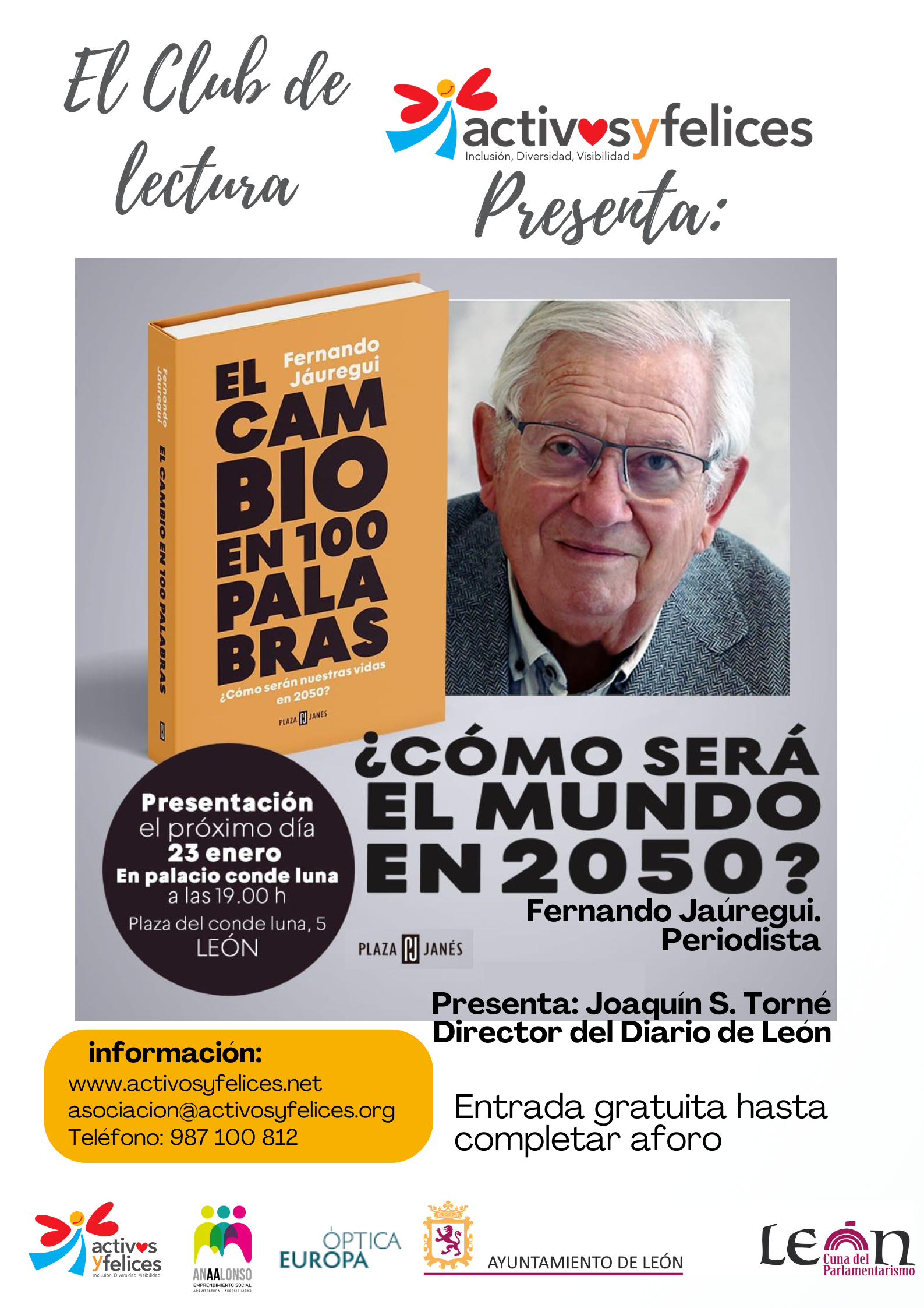 El veterano periodista Fernando Jáuregui presenta en León su último libro