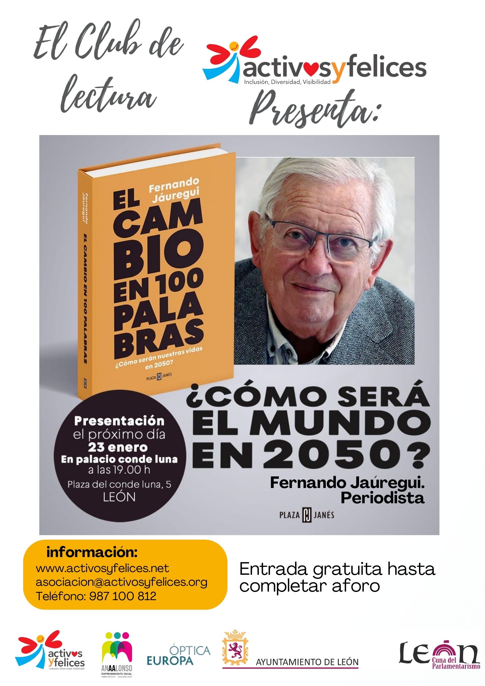 El veterano periodista Fernando Jáuregui presenta en León su último libro