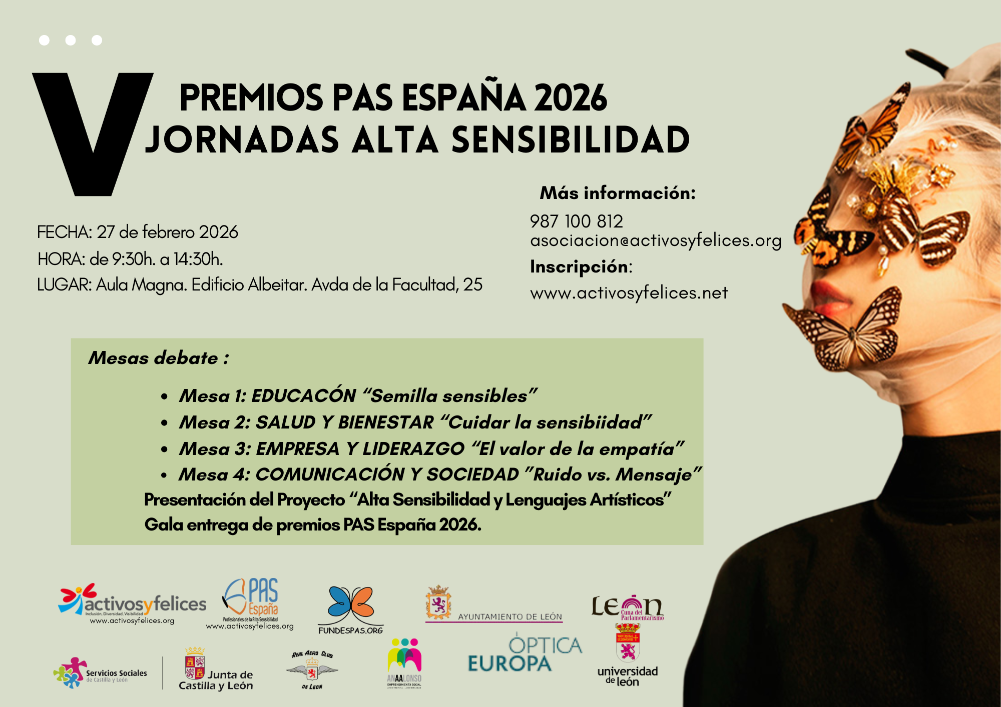 V Premios Pas España y Jornada de Alta Sensibilidad