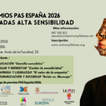 V Premios Pas España y Jornada de Alta Sensibilidad