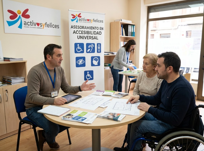 La Asociación Activos y Felices impulsa la divulgación y el asesoramiento en accesibilidad universal